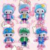 Adorable Kt Cat Figurine Cute Fashionable Pvc Cat Doll For Home Desk Decoration