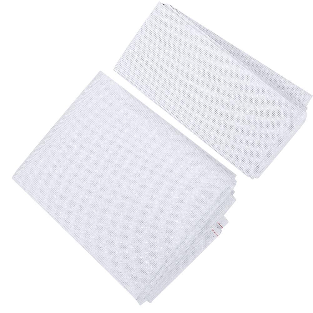 Cross Stitch Fabric Embroidery Hand Woven Mesh Gridding Cloth 14 CT Houseware Carpet DIY Accessory