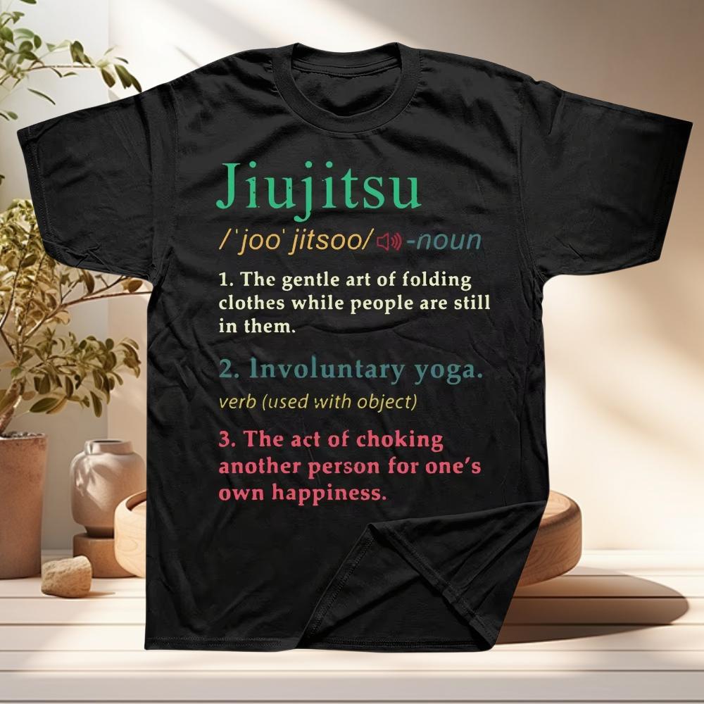 

Bjj Brazilian Jiu Jitsu Tshirt Streetwear Cool Art of Folding Sports Tshirt Summer Tees Japanese Letter Men Clothing T Shirt 4XL