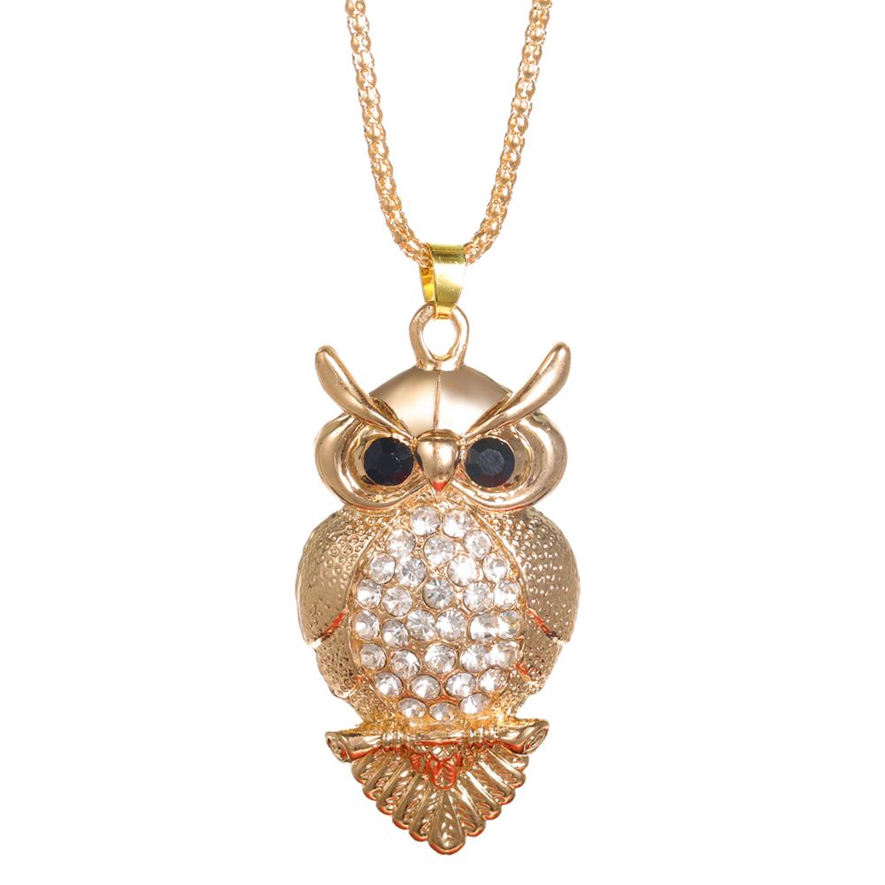 New Rhinestone Elephant Pendant High Quality Stainless Steel Chain Women's Street Style Accessories Fashion Necklace Jewelry