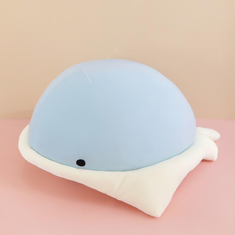 

Cute And Charming Manta Ray Plush Playthings Japanese Ray Doll Throw Pillow Gentle Stuffed Fish Toy Sofa Cushion Sleeping Pillows Present 40cm синий