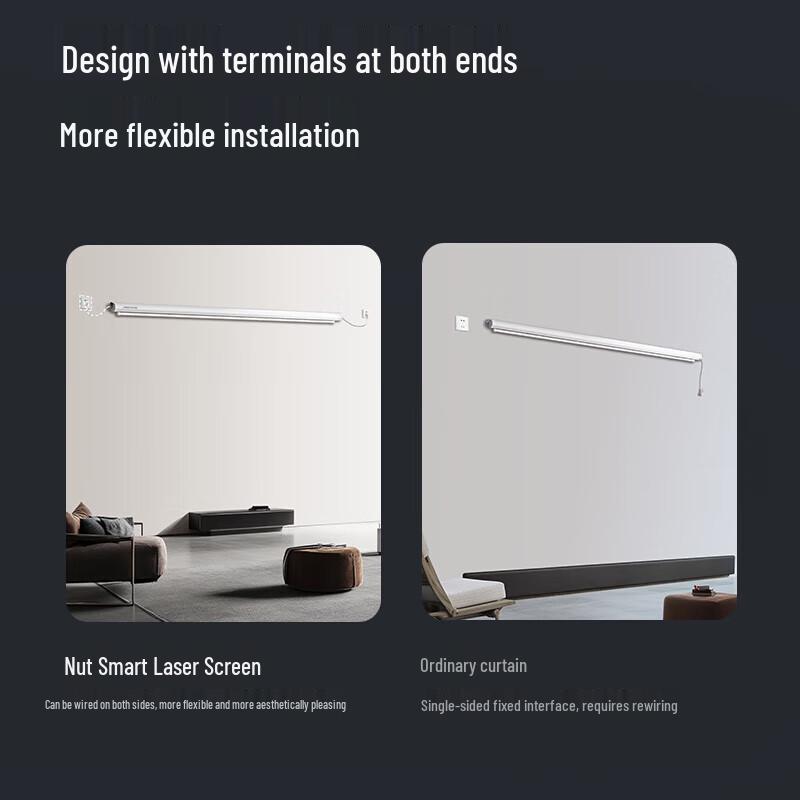 JmGO 100-inch Smart Laser Projector Screen (Floating Edition)