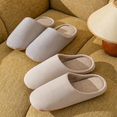 Unisex Home Slippers Soft Slippers Warm Indoor Flat Shoes Bedroom Slipper Autumn and Winter