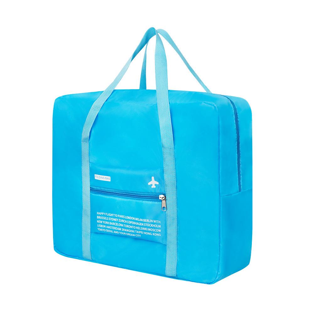Foldable Large Capacity Travel Tote and Shoulder Bag - Luggage Storage and Suitcase Hanging Bag.