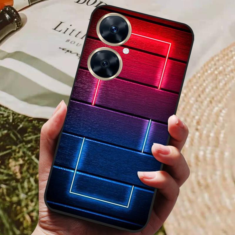 Für Huawei Nova 11i Hülle Nova11i 11 i Schwarzer Wolf Weiche TPU Silikon Rückseite Für Huawei Nova 11i MAO-LX9 Handyhülle Funda Coque