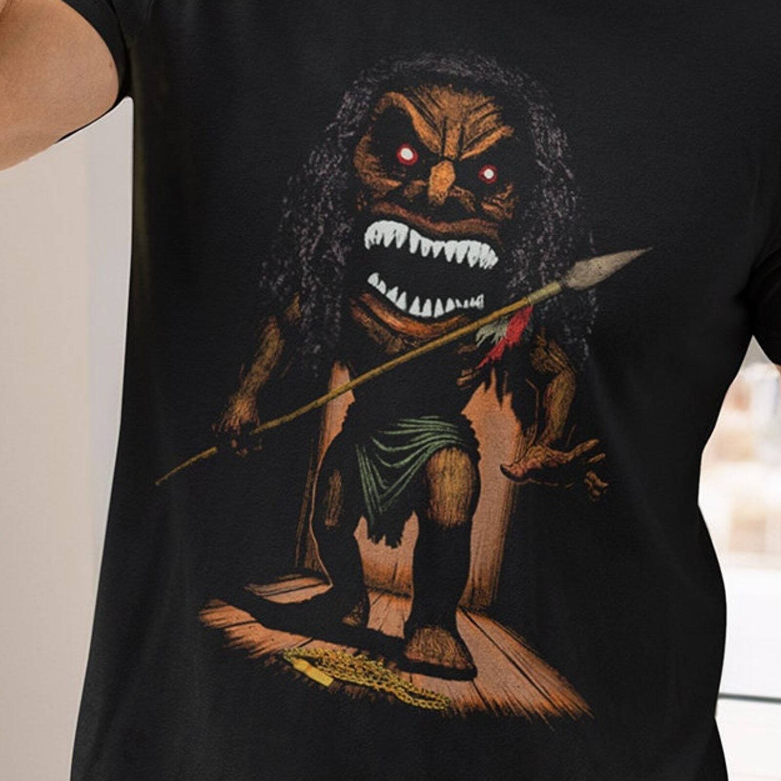 Trilogy Of Terror Shirt Zuni Doll T-Shirt 70s Horror T-Shirts XXXL