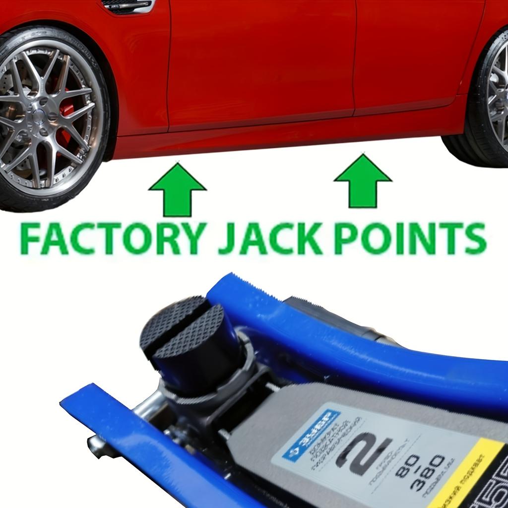 Universal jack cylindrical rubber support pad car protection rubber shock absorber
