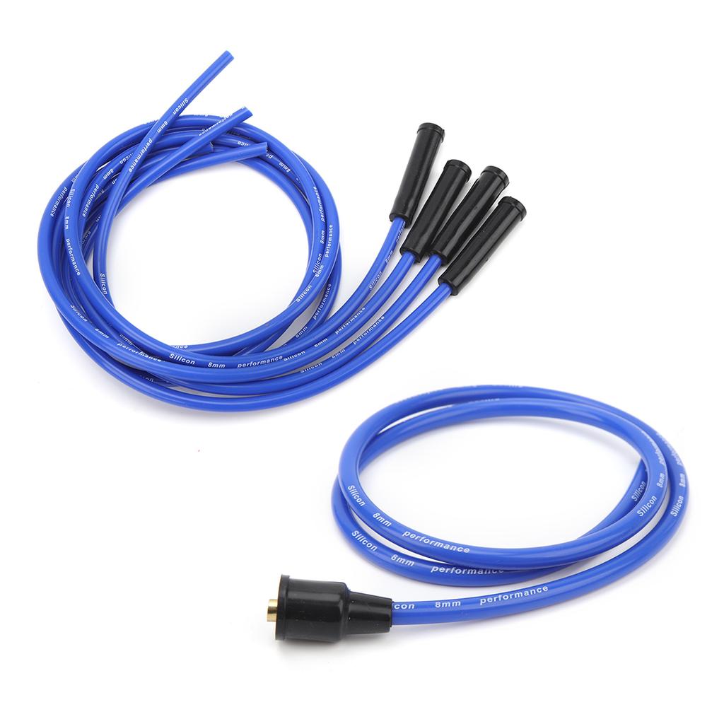 8mm Wire 1m Length High Efficiency Stable Ignition Wire Set for 4 Cylinder Cars