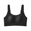 Women's No-Wire Support Bra: Comfortable, Side-Smoothing, Anti-Sagging, Thin Style with Wide Straps