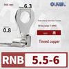 OLKWL RNB Round Head Tinned Copper Wire Lug Terminal
