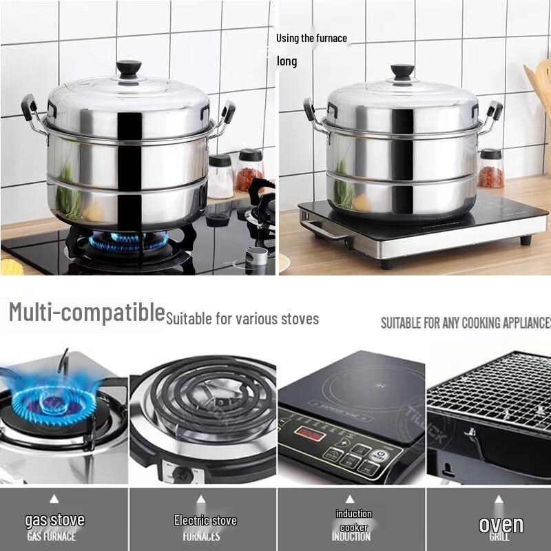 Naijiang Multi-layer Stainless Steel Steamer Pot