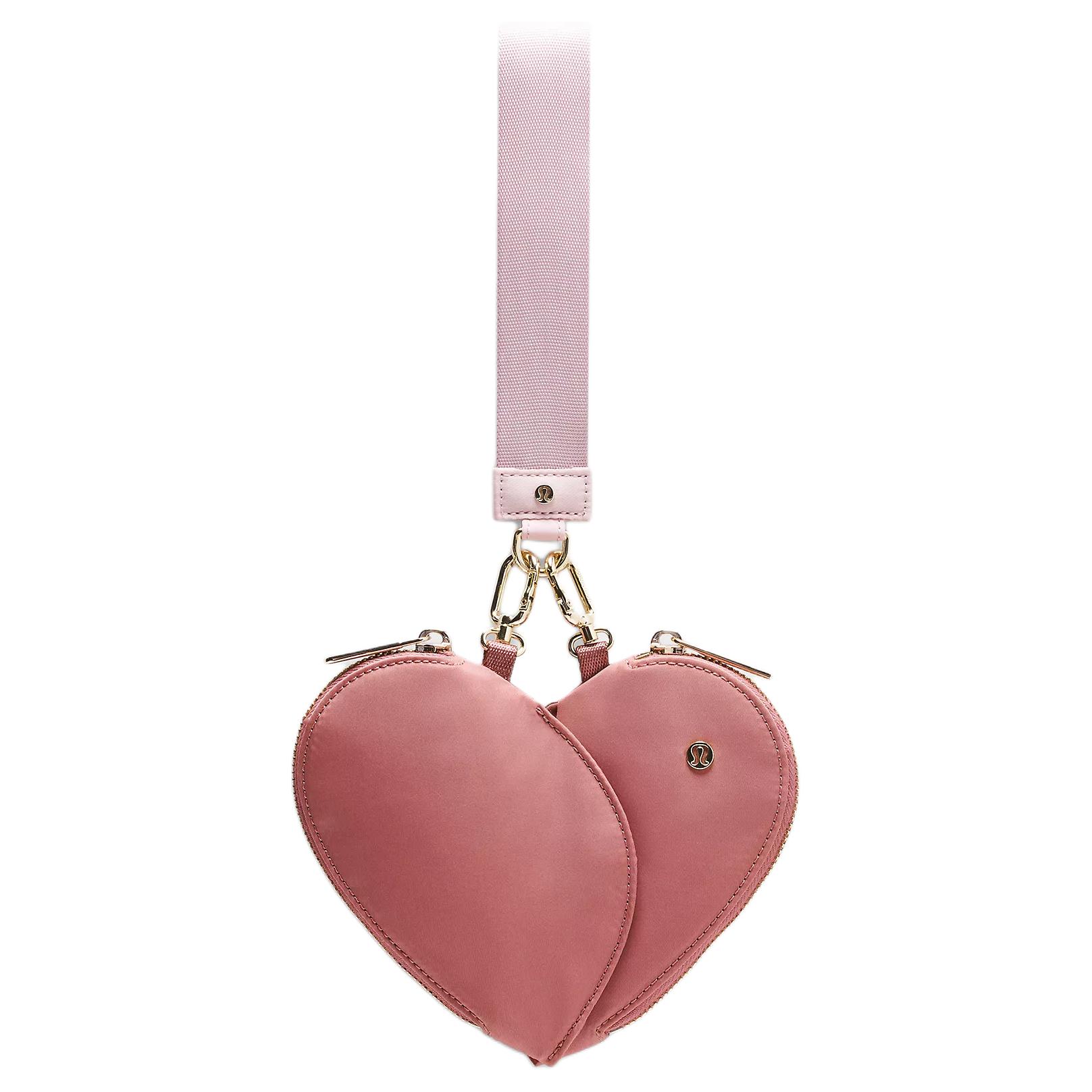 

Lululemon Fashionable Versatile Nylon Heart-Shaped Tote Bag Women bags Pink LW9FTSS-SCHIPKHZ/GOLD Pink
