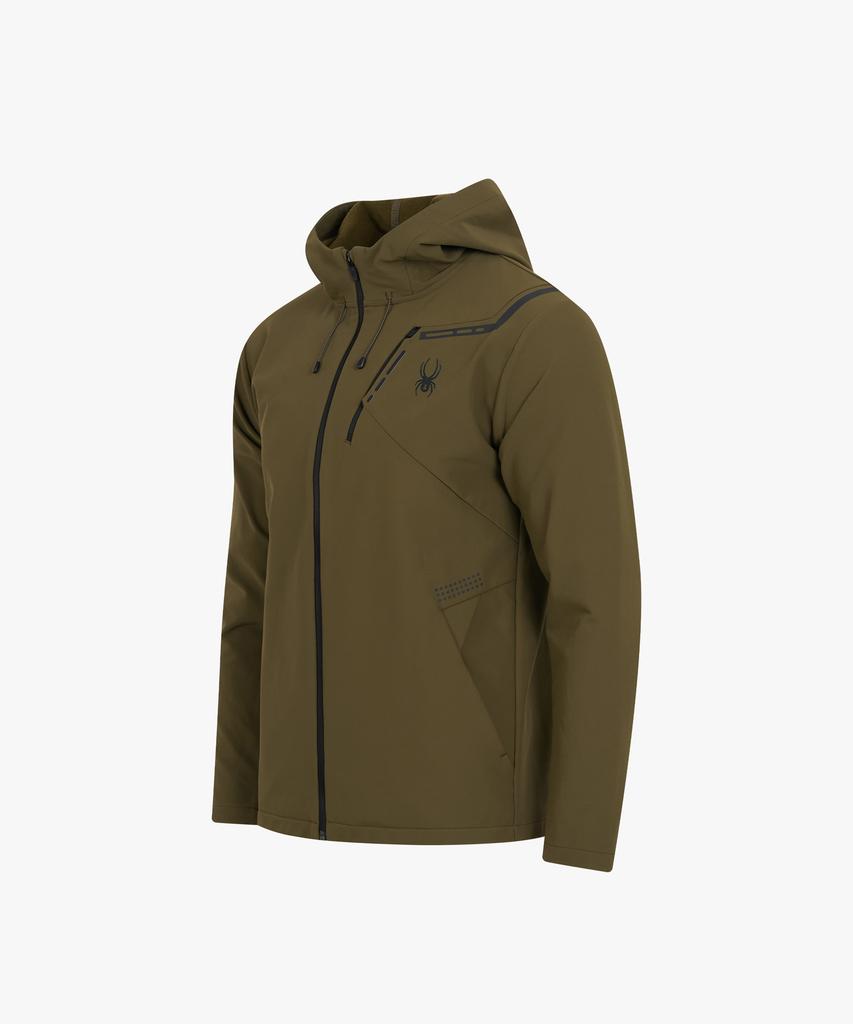 Spyder Men'S Fleece-Lined Woven Zip-Up Training Jacket Spjwcnft207Mkha