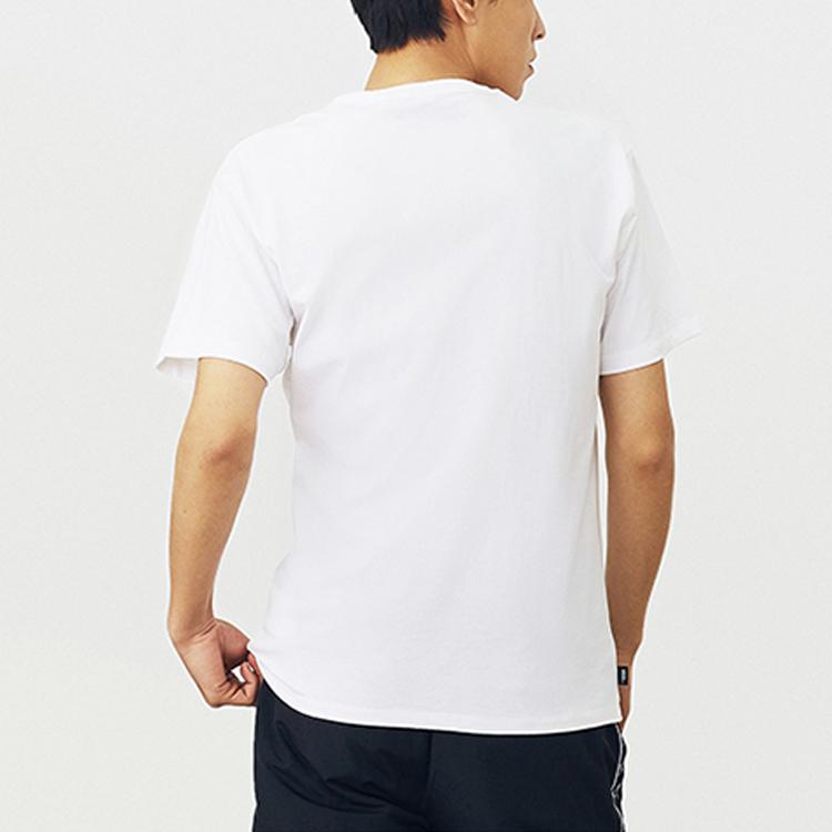 Vans Sports Crew Neck Short Sleeve T-Shirt Unisex Tops White VN0A5DYOWHT