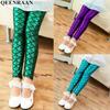 Cosplay Long Pants Mermaid Scale Performance Leggings New Party Dress Boys Girls