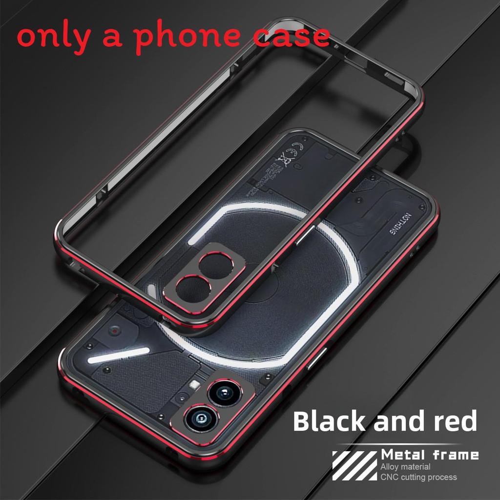 For Nothing Phone2 Metal Frame Protective Case With Shockproof And Heat Dissipation For Stylish Phone Accessories