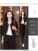 Maillard Women's Retro Corduroy Velvet Suit: Long-Sleeve Jacket with Two-Piece Set for Autumn/Winter 2023