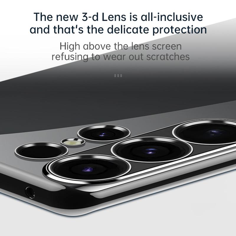 SULADA Pro pouzdro Samsung Galaxy S24 Ultra Ultratenký elektroplatovaný průhledný kryt na telefon