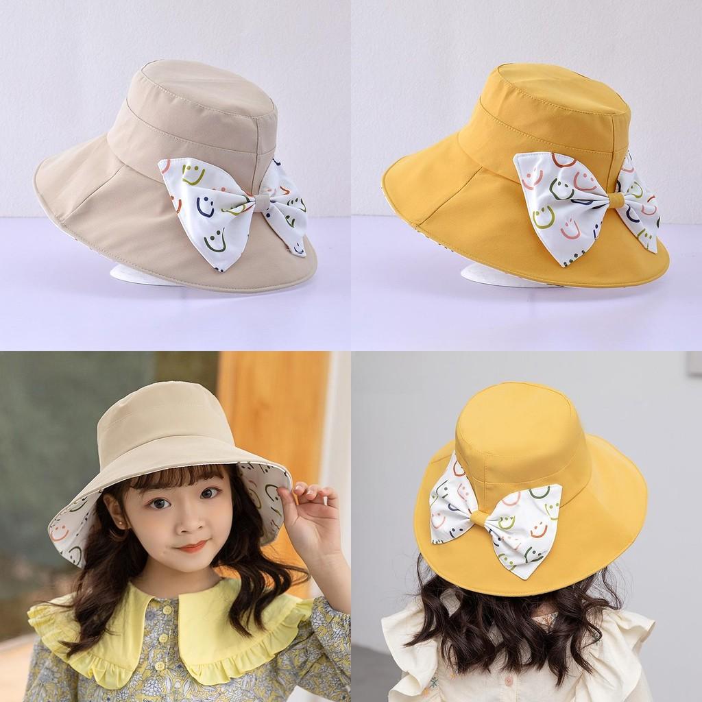 Childrens Sun Protection Bucket Hat With Wide Brim For Summer Outdoor Play And Casual Outings