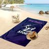 Melbourne Storm Custom Beach Towel, Print Your Name Text Lightweight Absorbent Towel for Swimming Travel