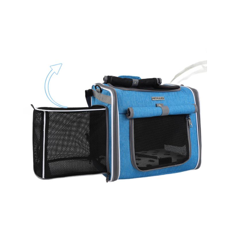 FULED Large Capacity Foldable Bicycle Basket for Pets