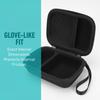 Black Hard Carrying Case EVA Hard Shell Portable Bluetooth Speaker Case Shockproof Storage Case Bag for GO3 Speaker Protection