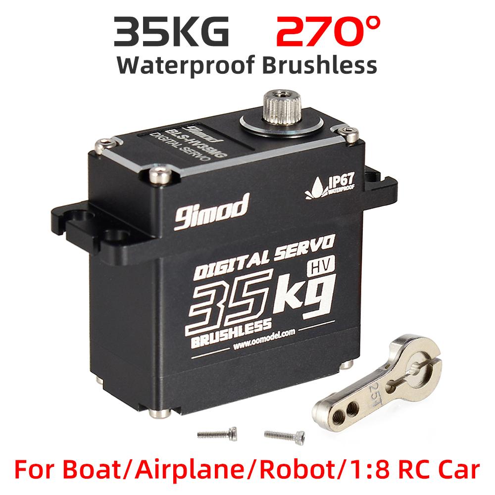 RC Servo 9imod Waterproof Brushless Coreless Servo 50KG 45KG 35KG 25KG Metal Gear Digital Servo for RC Model