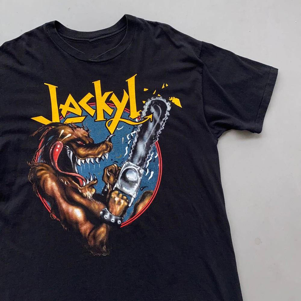 Rare Jackyl band tee Band Singer Black Men All size Shirt Unisex T-Shirt M