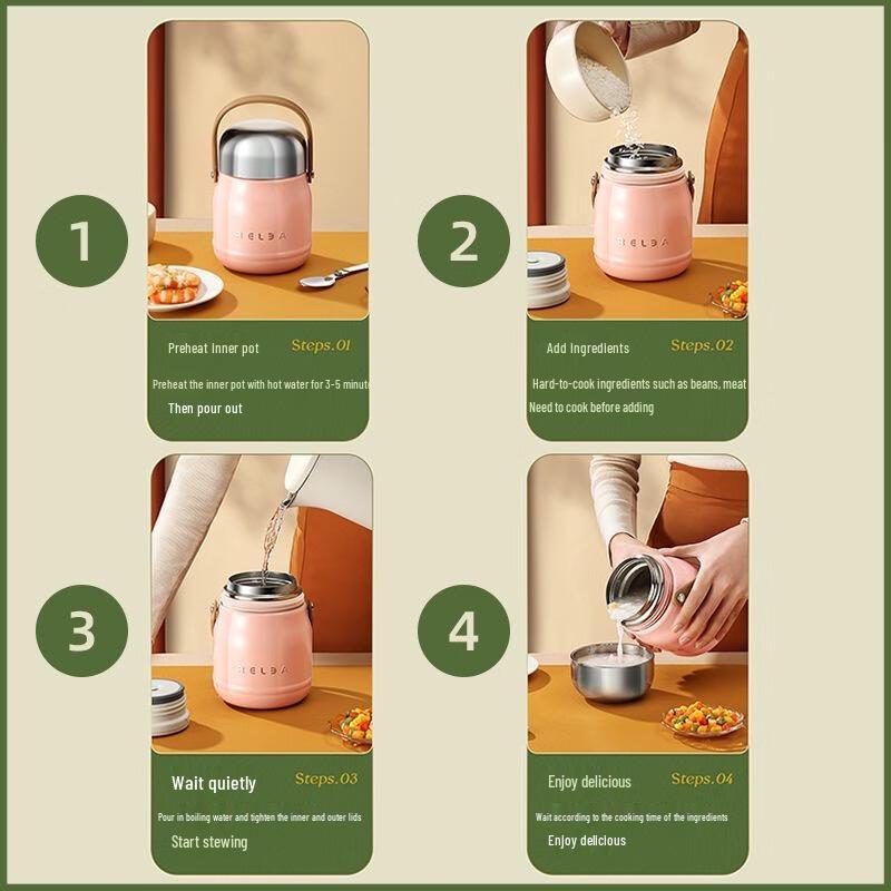 Reo 316 Stainless Steel Thermal Food Jar