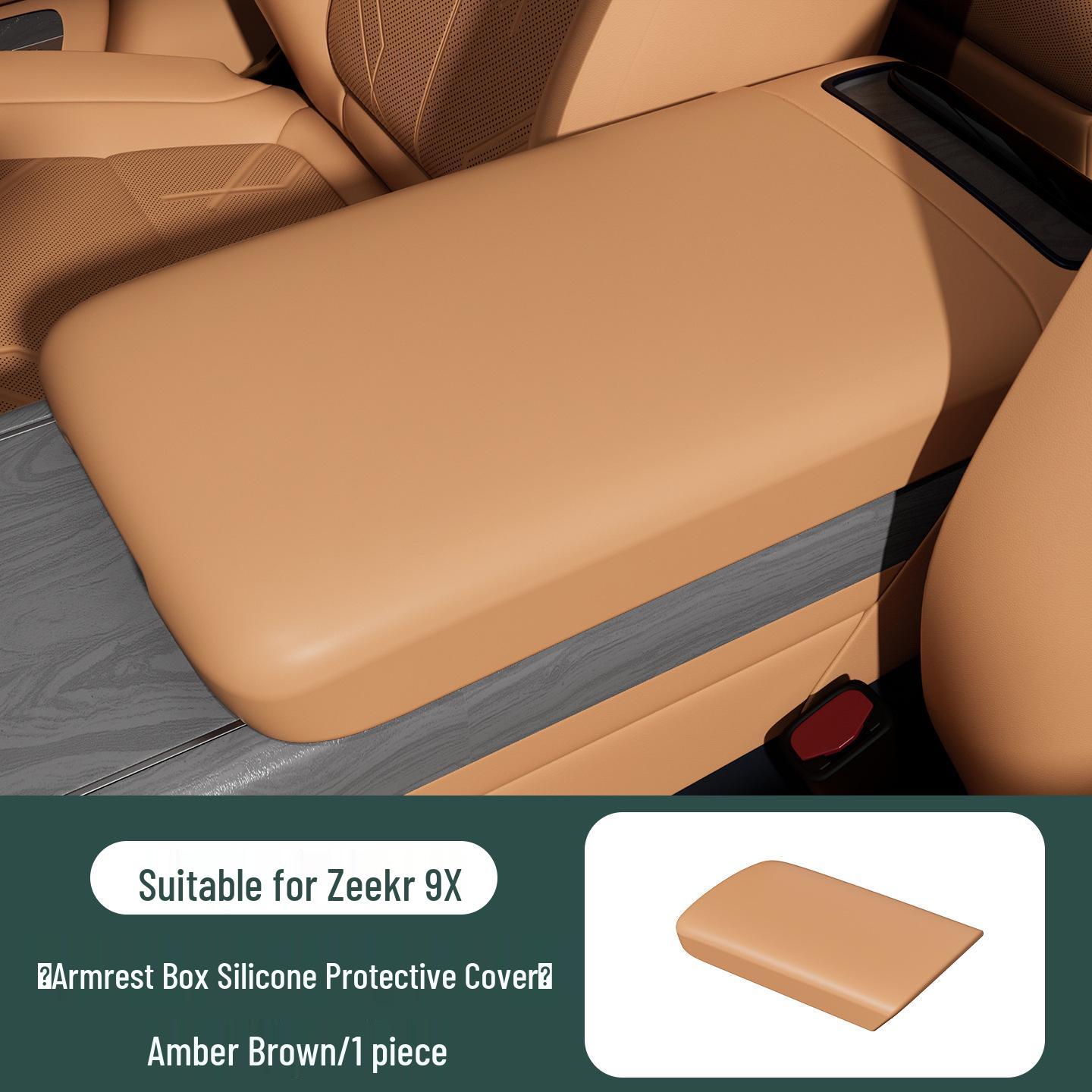 Zeekr 9X Armrest Box Silicone Protective Pad - Anti-Scratch Interior Accessory