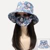 Protect Neck Anti-uv Tea Picking Cap Dust Mask Hat Fisherman Hat Flower Sunscreen Hat  Outdoor
