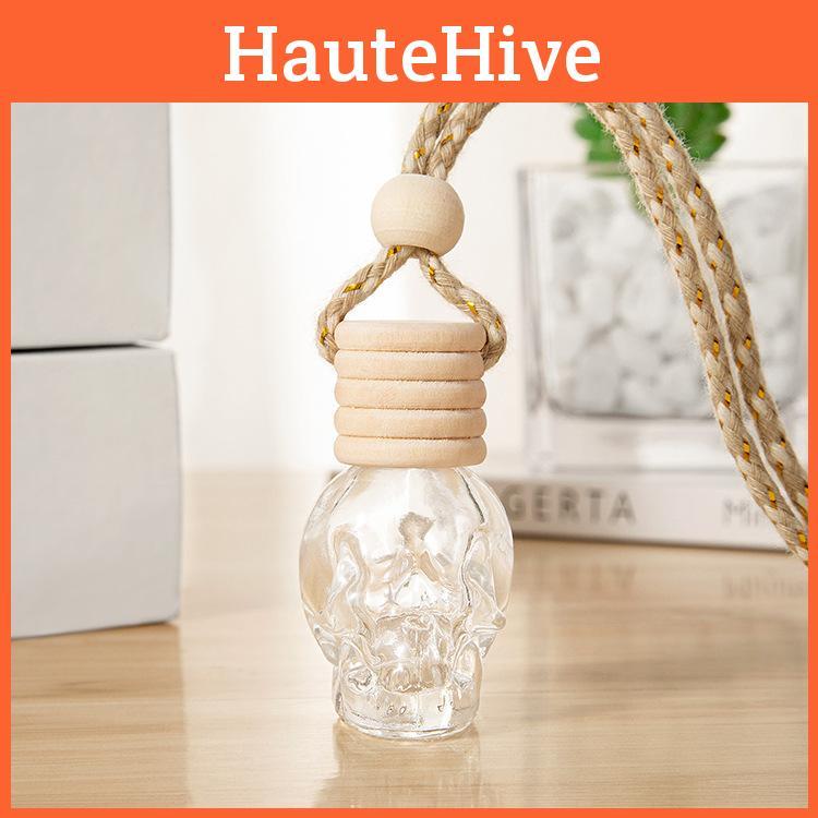 Frasco de Perfume de Vidro de 8ml com Pingente de Decoração de Carro em Estilo Tradicional Chinês