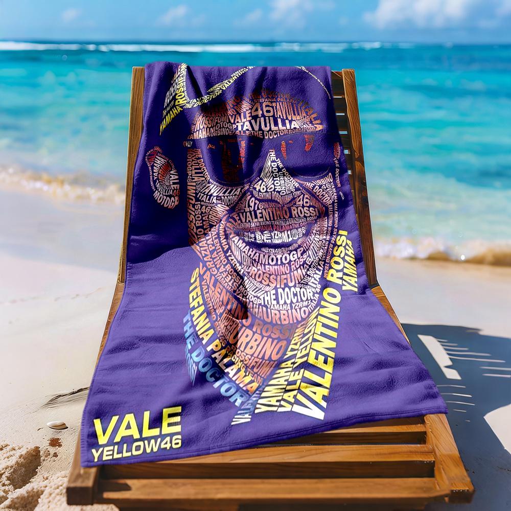 Doctor Valentino Rossi Beach Towel High Absorbency Quickdry Comfortable Lightweight