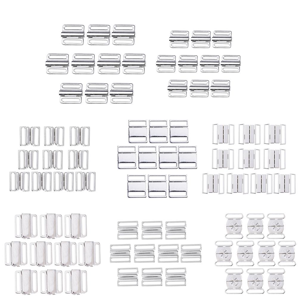 Metal Bra Strap Adjuster 25mm Bra Slide Buckle Rings for Zippers for Clothes and Bikini Accessories