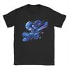Retro Robot Megaman X  T-Shirt Men's Cotton Short Sleeve  Round Neck Summer Clothes