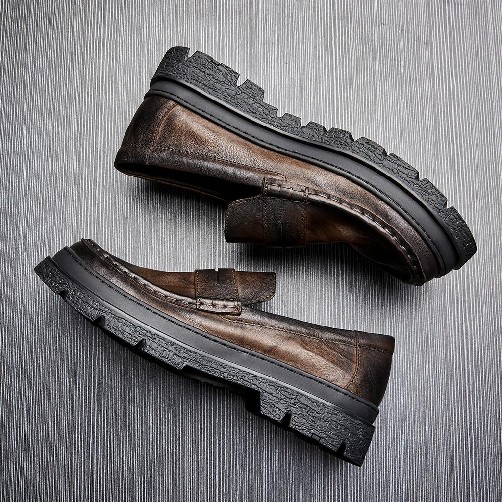 Fashion Luxury Designer Shoes Man Round Toe Dress Shoes Mens Genuine Leather Black Wedding Shoes Soft Sole Oxford Formal Shoes