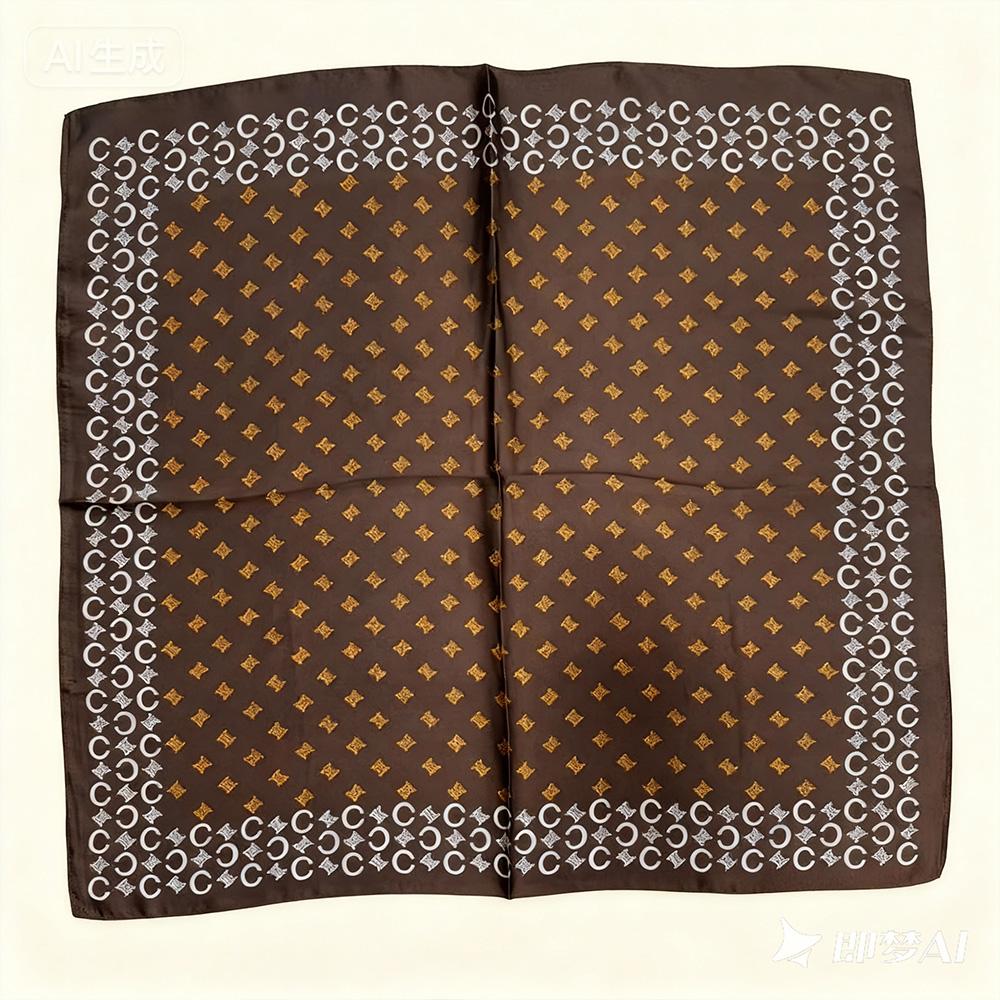68Cm Black And White Floral Scarf Women S Autumn And Winter Polyester Fiber Scarf Warm Sun Protection Neck Shawl  Hijab
