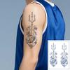 8PCS Lasts for 2 weeks Temporary Tattoo Stickers Whales/Waves Pattern Flower Tattoo Stickers  Gifts