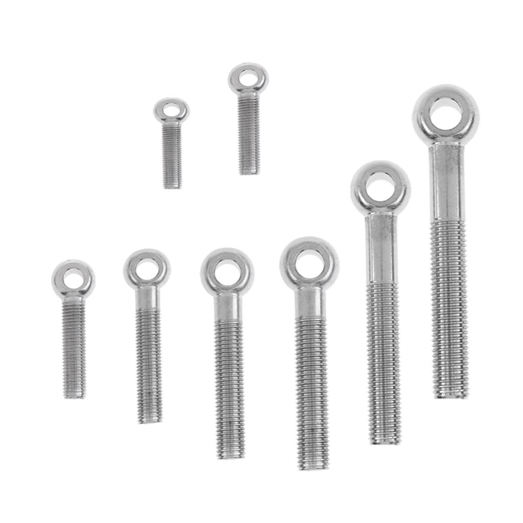 2pcs m8x30mm Gewinde 20mm Innen Dia 35mm od 304 Edelstahl Lifting Eye Bolt 2pcs m8x30mm Gewinde 20mm Innen Dia 35mm od 304 Edelstahl Lifting Eye Bolt