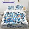 Marseille  Pattern Bedding Quilt Set Quilt Cover Pillowcase Home Decoration Birthday Gift (1 * duvet cover + 2 * pillowcase, without core)