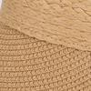 Summer sun hat for women, outdoor travel, leisure, versatile, woven straw top hat, headband, large eave sun protection sun hat