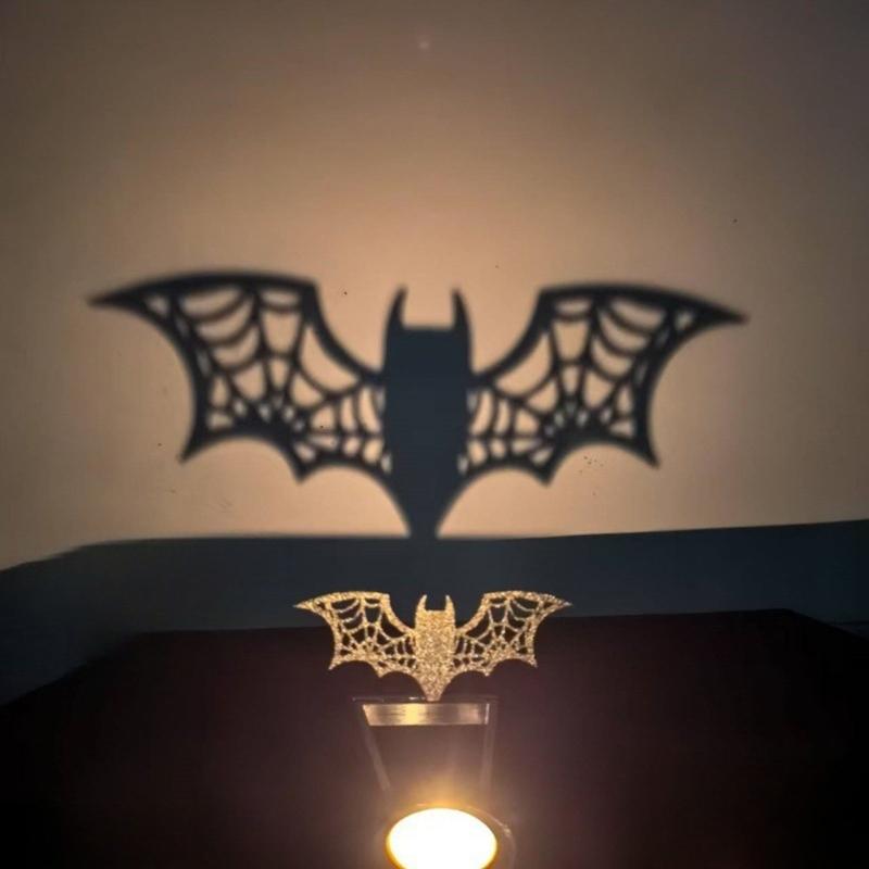 Skull Design Plastic Tabletop Candle Holders Halloween Party Decors Creative Scary Atmosphere Enhancers