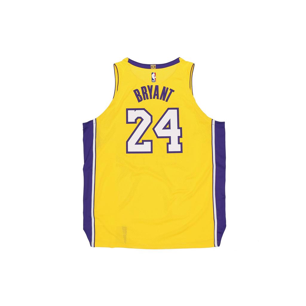 Nike Icon Edition Authentic NBA Jersey, Lakers Kobe #24 Men Tops Yellow AQ2107-728