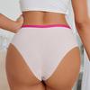 European and American women's sports underwear breathable briefs embroidered sexy