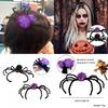 Halloween Spider Hair Clips Unique Diy Spider Leg Design Hair Accessories For Women And Girls
