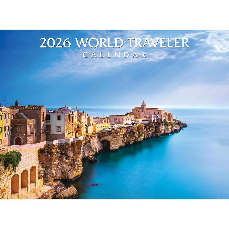 2026 World Traveler Wall Calendar