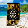 Throw Darts Printed Quick-Dry Microfiber Beach Towel Super Soft & Absorbent for Bath, Beach, Travel  Bath Time Accessory, Fan Gifts