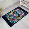 1pc Stitch Pattern Area Rug Soft Flannel Floor Mat for Living Room,Office,Bedroom and Carpet,Sofa Coffee Table Floor Mat