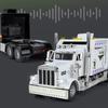1:24 Scale Peterbilt 389 Tractor Trailer Play Toy Truck Vehicle for Kids, Lonestar Design, With Functions, Pre Built Semi, Reali