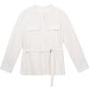 BETU Women's Adjustable Waist Long Sleeve Shirt